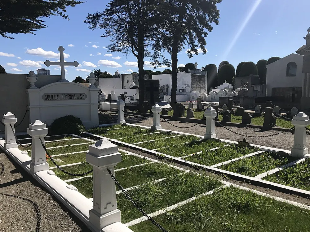 The historic cemetery in Punta Arenas